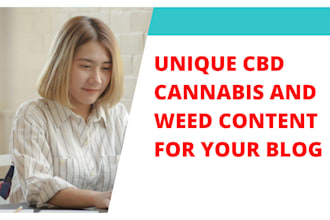 write cbd, cannabis, and weed content for your blog