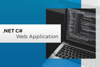 develop a web application using dotnet c sharp