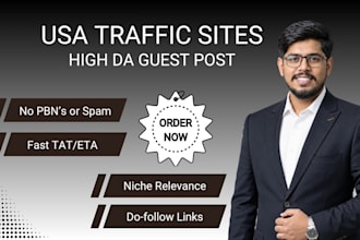 build high authority backlinks via guest post on USA blogs