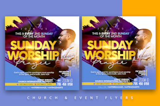 do exceptional church flyer design