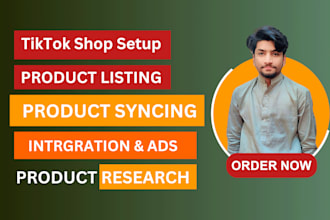 setup, fix, manage tiktok shop listings, tiktok shop manager, product listing