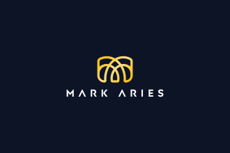 do creative monogram initials and wordmark logo design