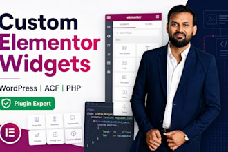 develop custom elementor widgets for wordpress