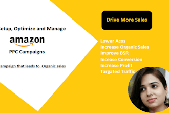 setup and manage amazon advertising ppc campaign, amazon ads