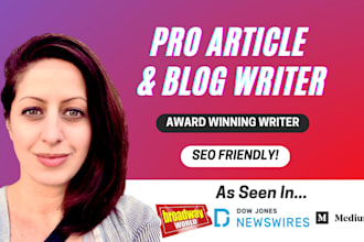 professionally ghostwrite your article or blog