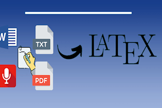 convert any document into PDF latex