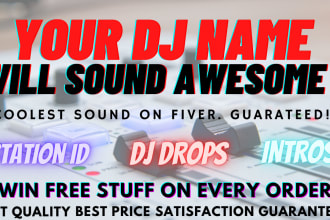 produce your best ever dj drops, tags and intros