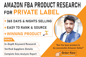 do amazon product research for amazon fba private label business