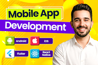 do mobile app development android ios app, building mobile app flutter developer