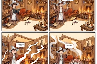 turn your story or idea into an ai comic or visual narrative