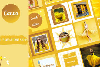 design canva instagram post templates or carousel feed
