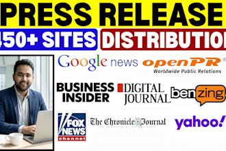 press release writing with press release distribution