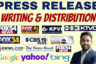 press release writing with press release distribution