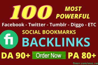 do social bookmark powerful facebook, pinterest backlinks