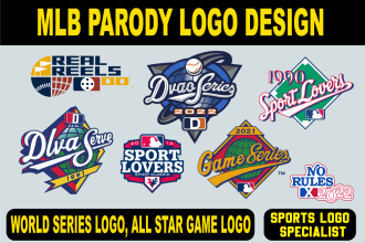 make custom nba, mlb parody logo tags , world series, all star game, embroidery