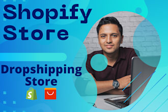 design shopify dropshipping store or one product store