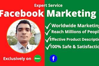 do organic facebook marketing for your business in USA