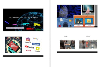 write summaries and design professional powerpoint slides