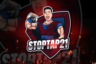 create professional twitch logo and overlays