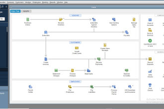 do quickbooks setup, cleanup, bookkeeping online services