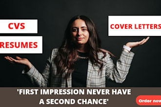 professional cv writer and cover letter in 12 hrs