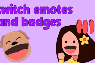 twitch badges and emotes