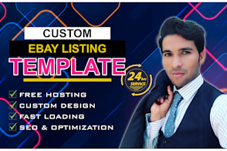 create custom ebay listing template responsive design