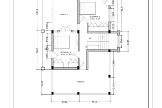 do 2d drawings of house, apartments design