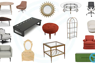 furniture image editing and retouching for ecommerce