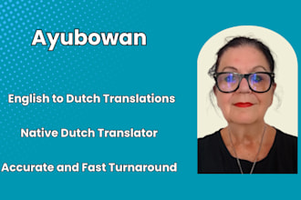 translate english to dutch professionally