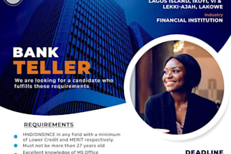 create business flyer and event flyer for you