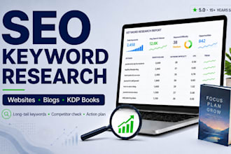 do seo keyword research for websites blogs and kdp books