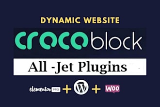 do dynamic website or elementor woocommerce website
