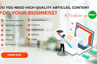 do SEO article writing, website content writing