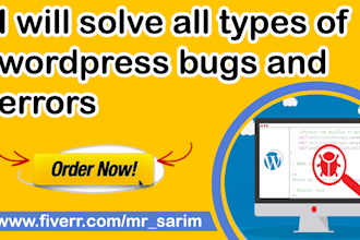 solve all types of wordpress bugs and errors