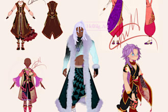 design an outfit or costume for your character