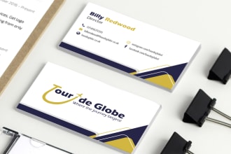 do corporate business card design or email signature design