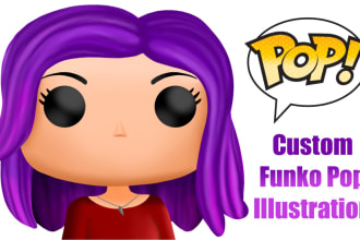 draw your idea as a funko pop