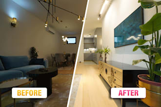 do real estate photo editing and retouching
