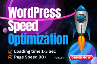 increase wordpress speed optimization expert or perfect boost up wp website page