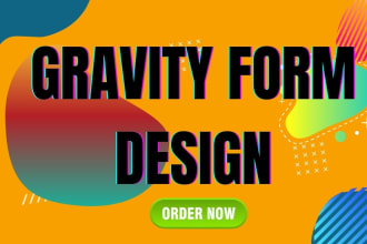 design your contact form,popup form,signup form,gravity form