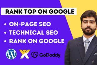 do onpage SEO for godaddy, wix, kajabi, joomla and squarespace website