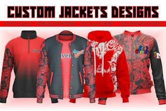 design varsity jacket hoodie and bomber jacket
