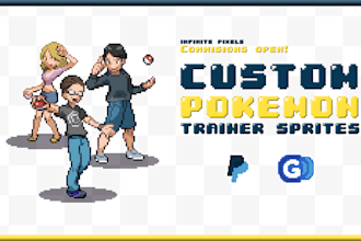 create a pokemon trainer sprite