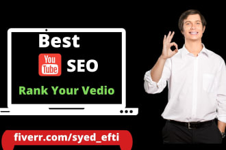 do best youtube video SEO expert and channel growth manager