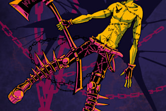 do your comic or cartoon ilustration or cover art