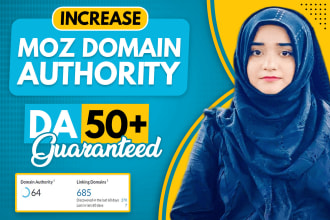 increase moz da domain authority da 50 plus increase da
