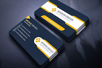 design a special visiting card for your company