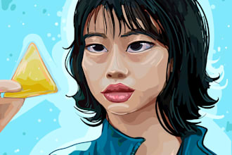 creation of vector graphics and illustrations