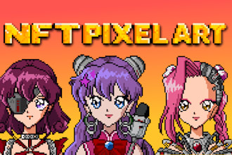 create nft pixel art collections of your choice